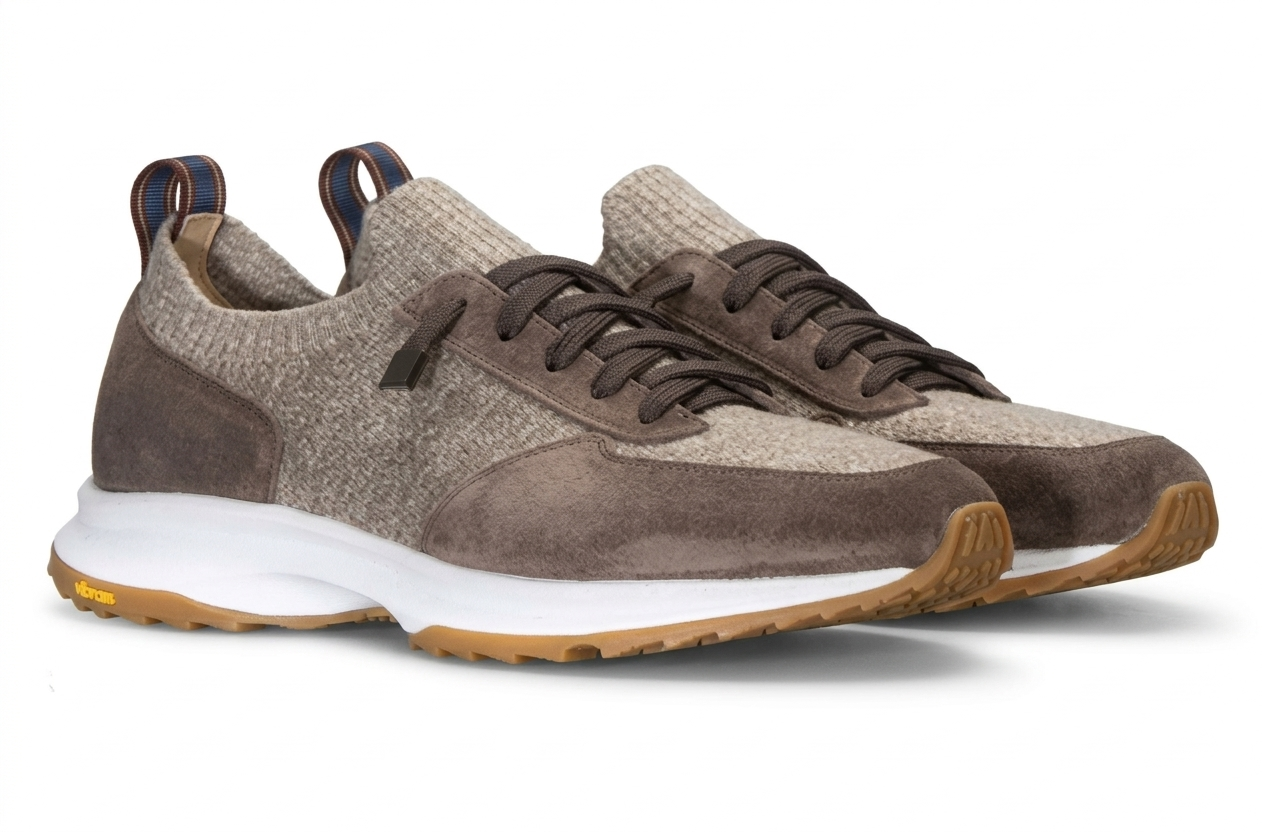 Brown with Beige Sneaker (44615)