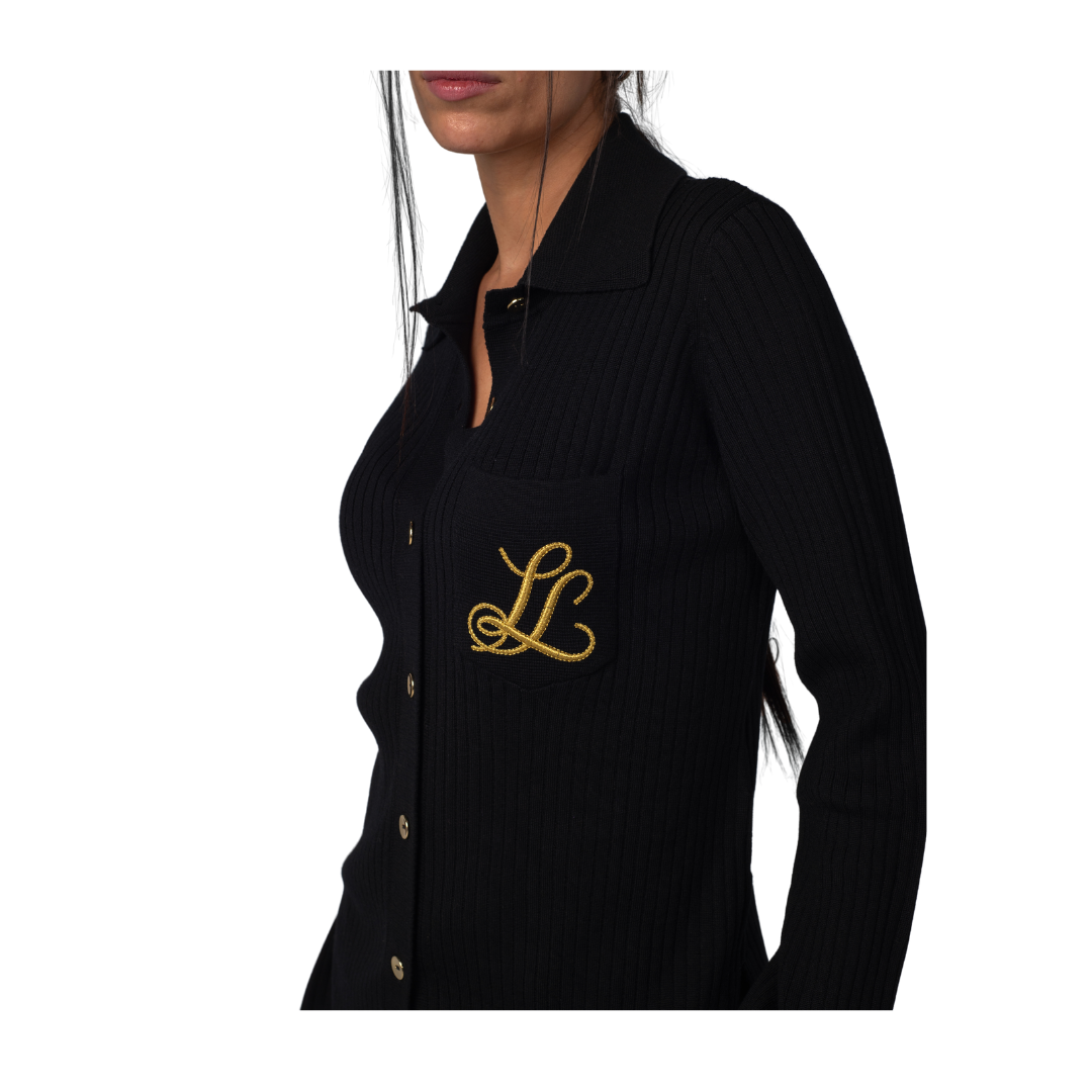 MOLLA - Embroidered long cardigan