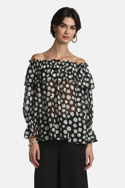 Blouse (Balera White&Black)