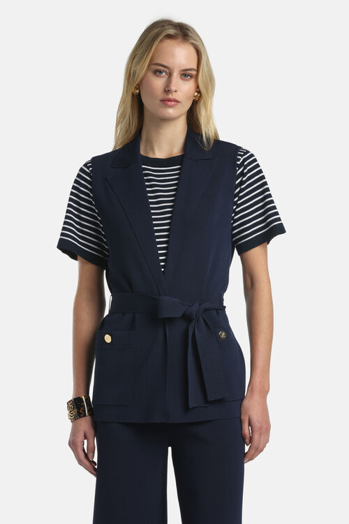 Waistcoat (Celerina Navy Blue)