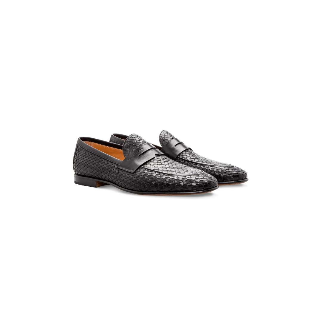 MEN'S BLACK LOAFER (44016)