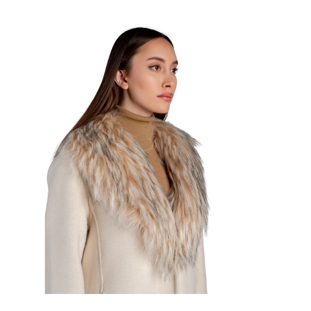SUPPLICA - Coat with shrug