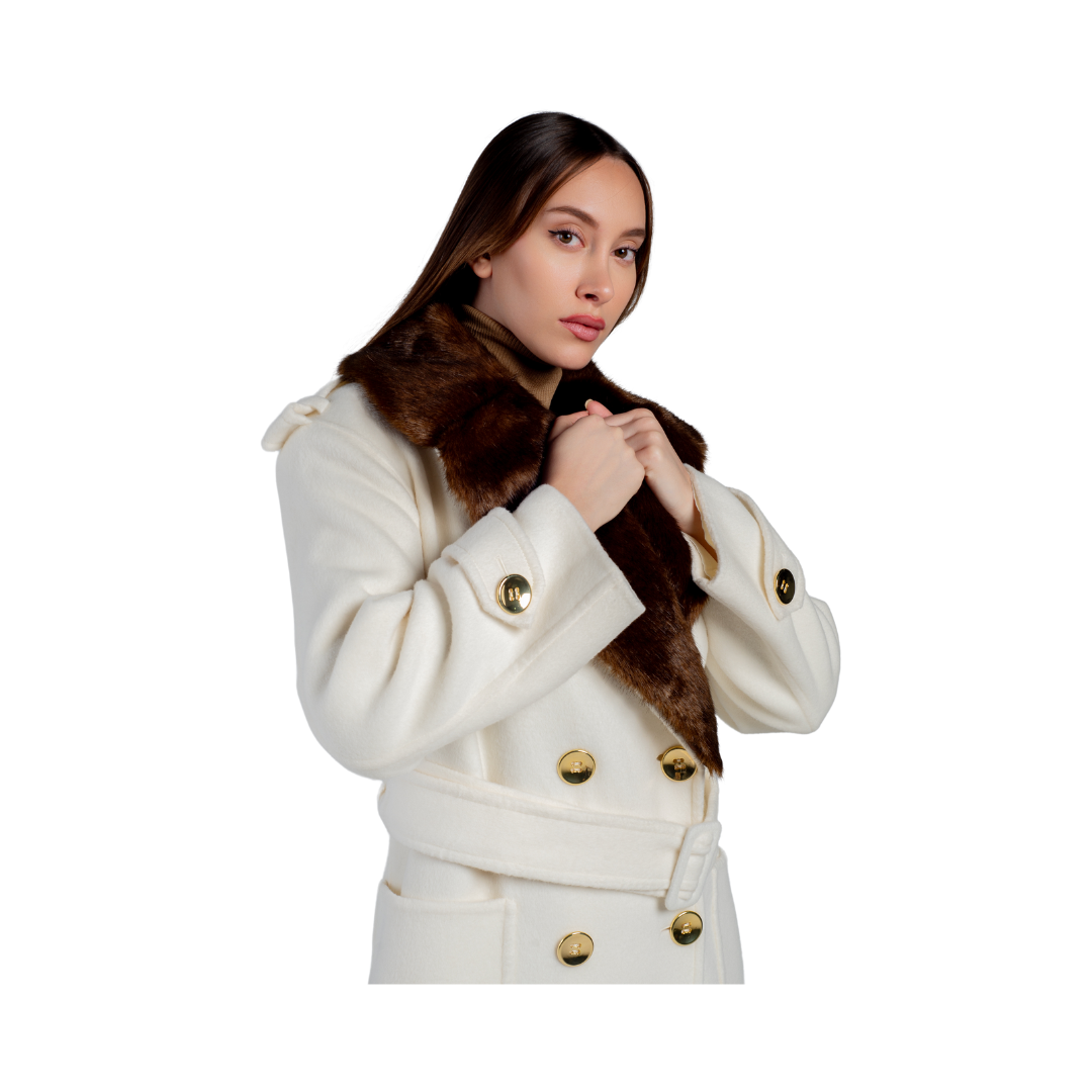 SALONE - Coat with shrug