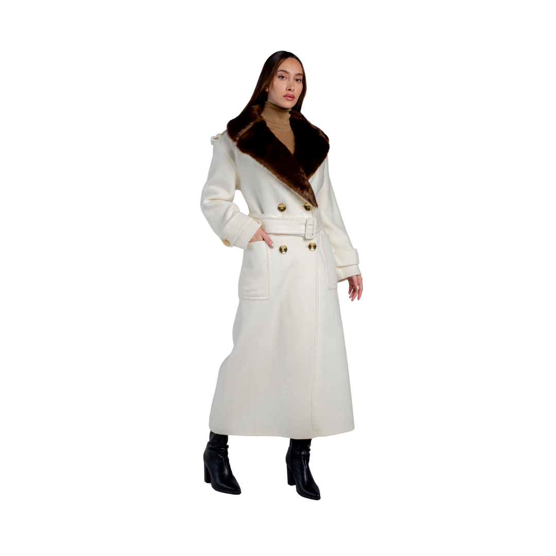 SALONE - Coat with shrug