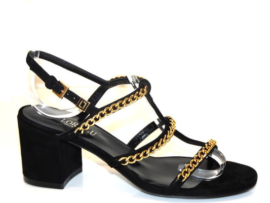 BLACK SANDAL (SI5049SS)