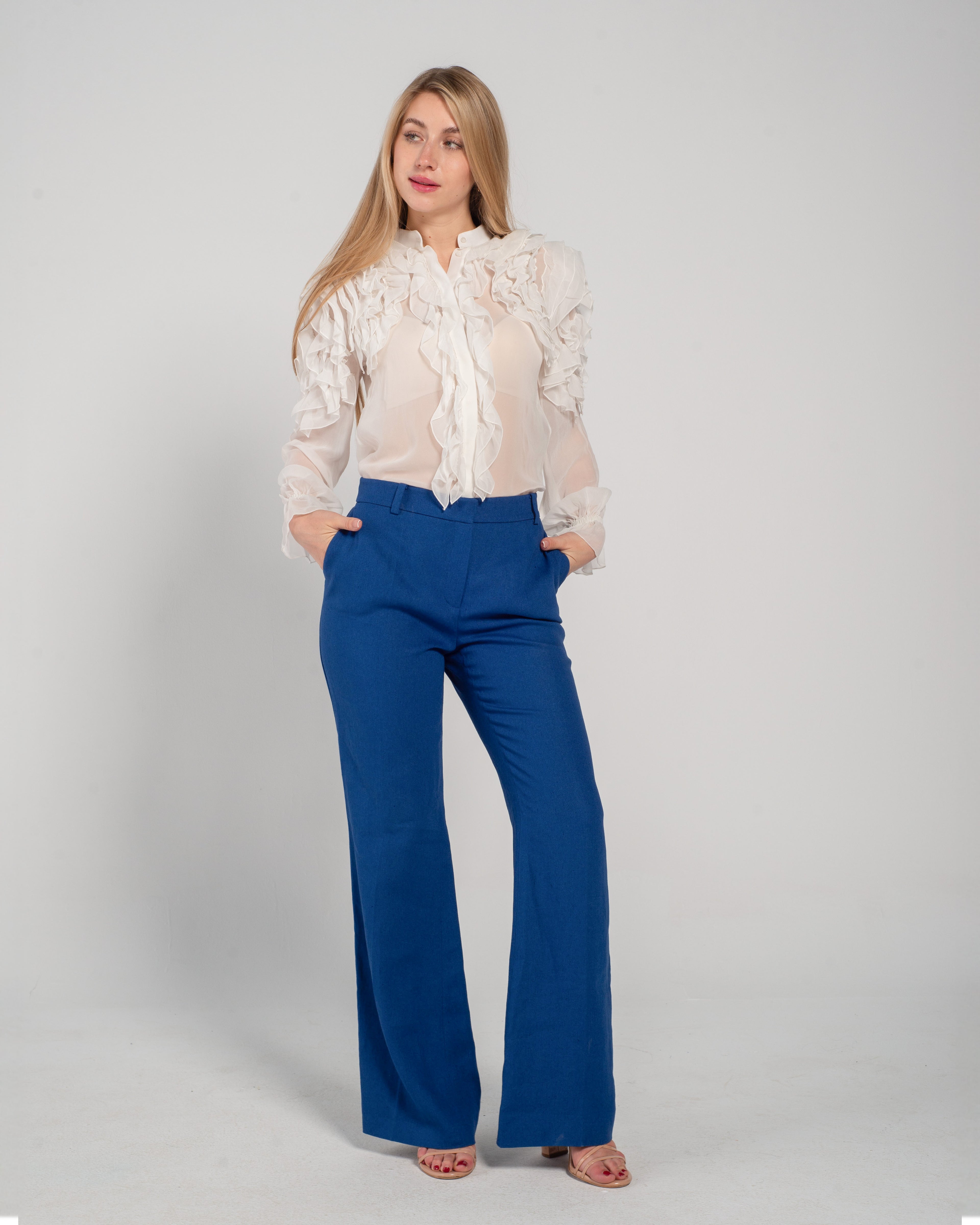 ADELINA NAVY BLUE PANTS