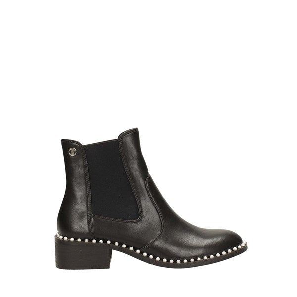 BLACK LEATHER BOOTS (2487B-1-J)