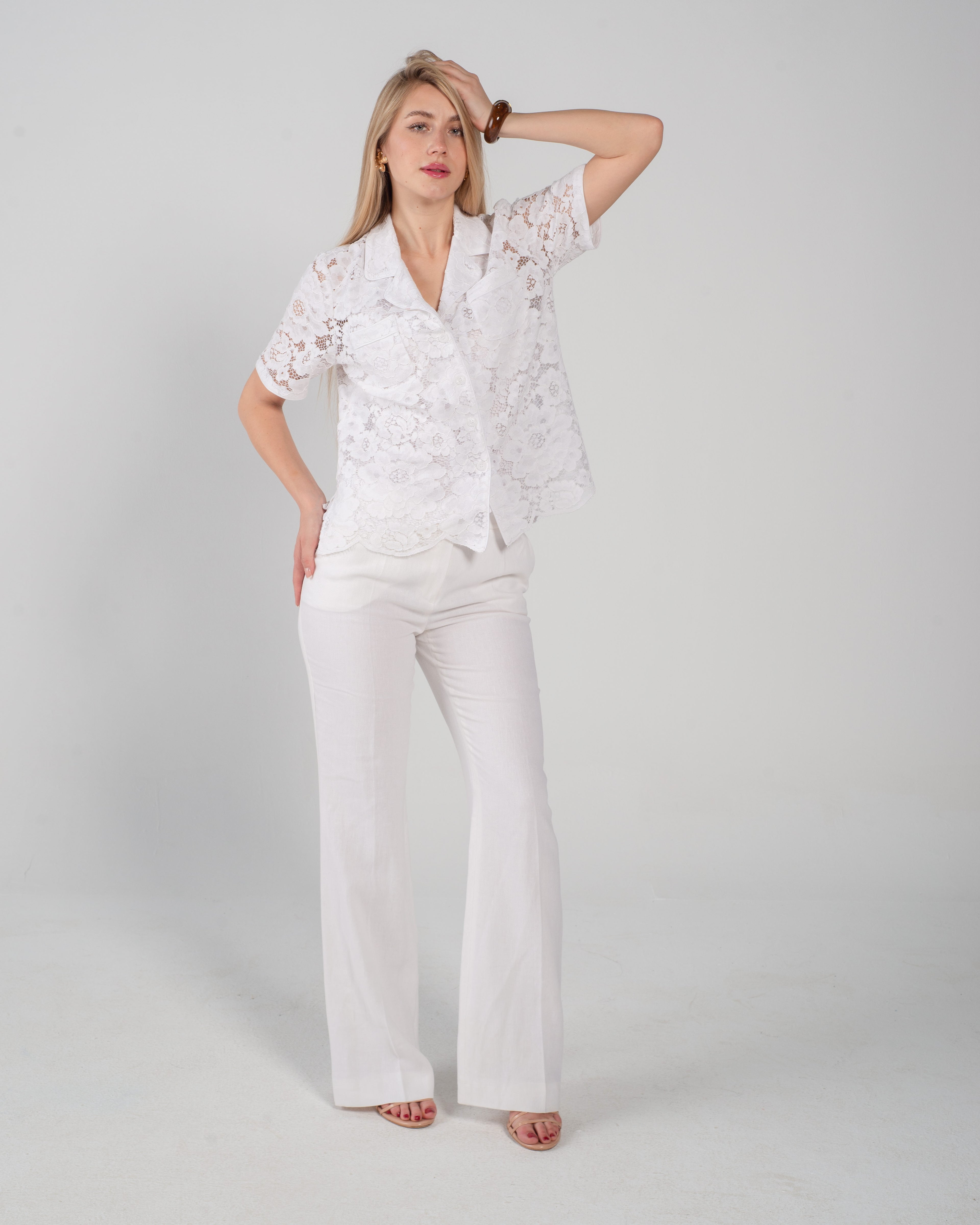 ADELINA OFF-WHITE PANTS