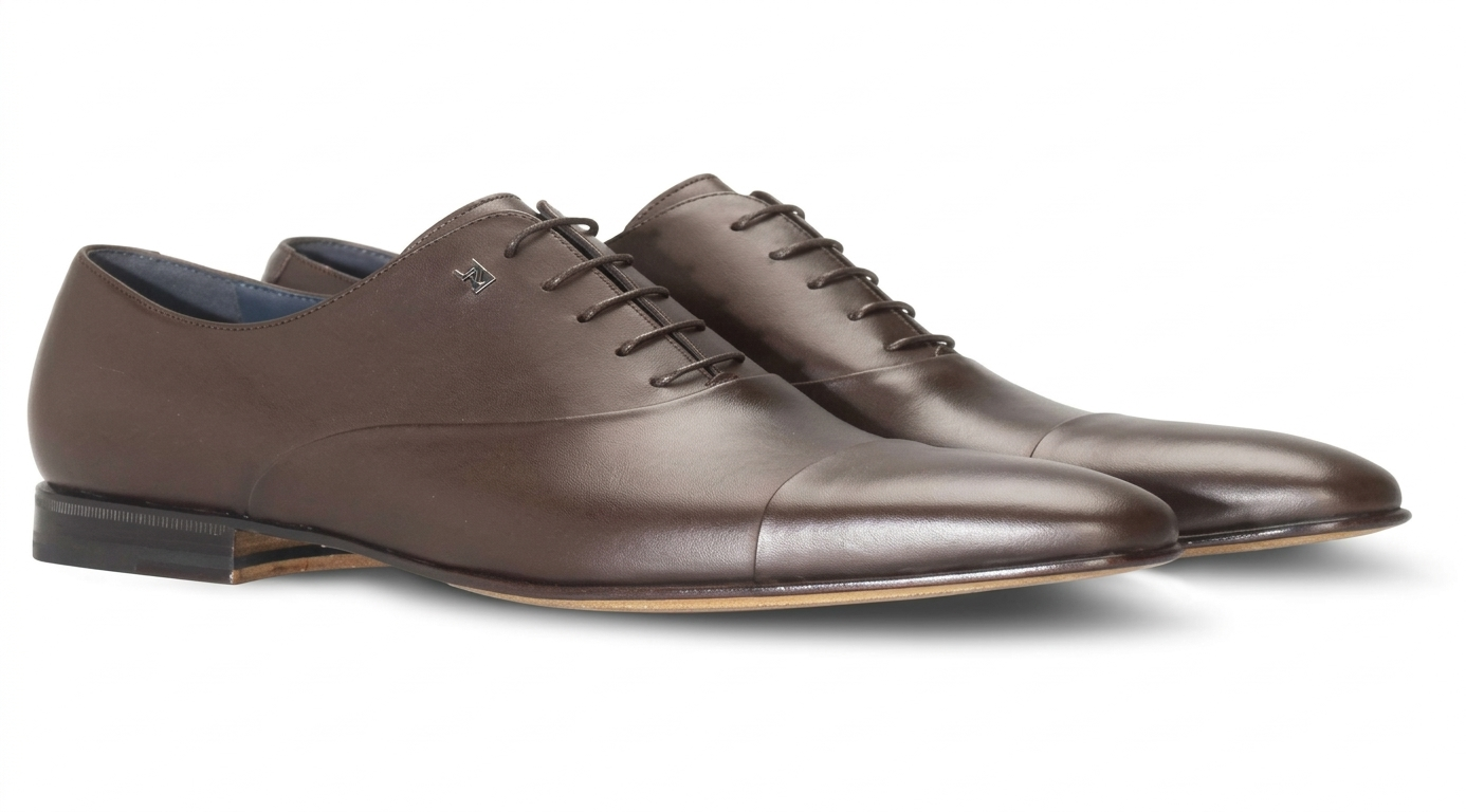 Brown Leather Lace-up (44003)