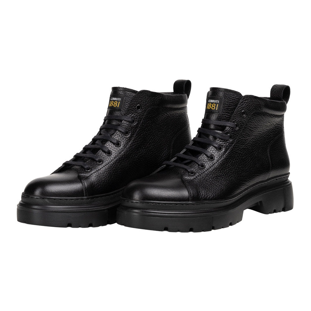 CERRUTI MEN'S BLACK BOOTS (CSSU01434M)