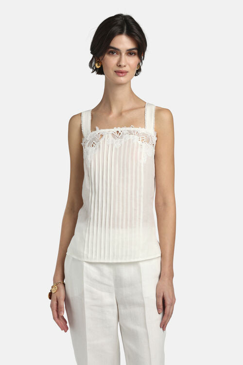 Top (Batik White)