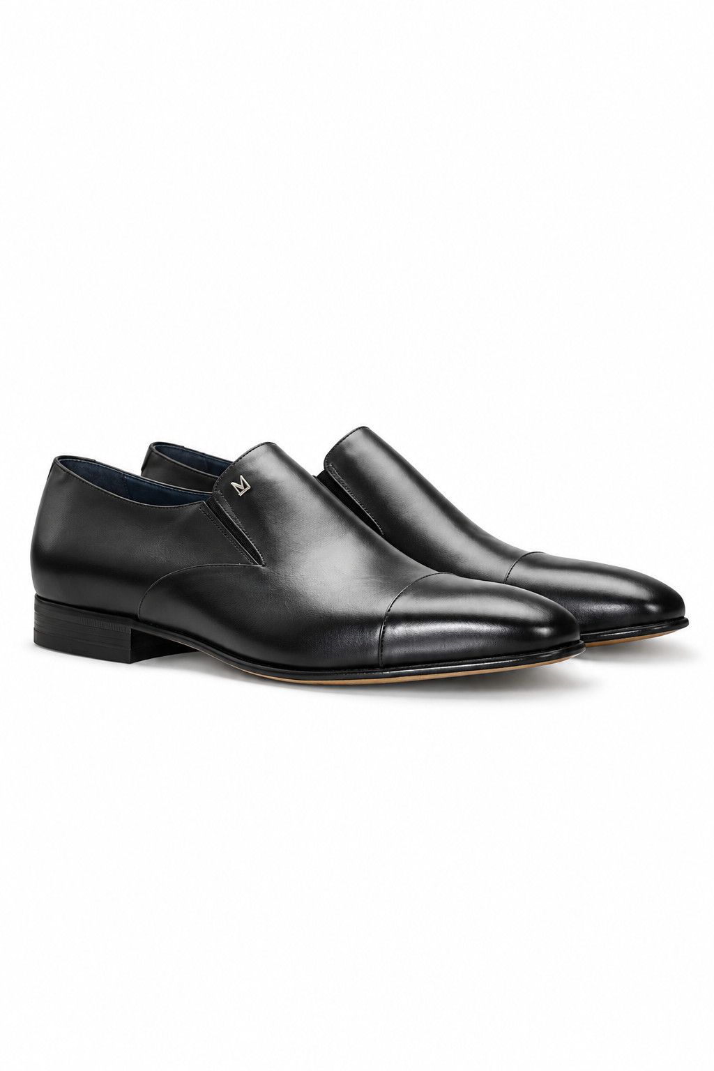 Black Leather Loafer (44005)