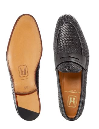 MEN'S BLACK LOAFER (44016)