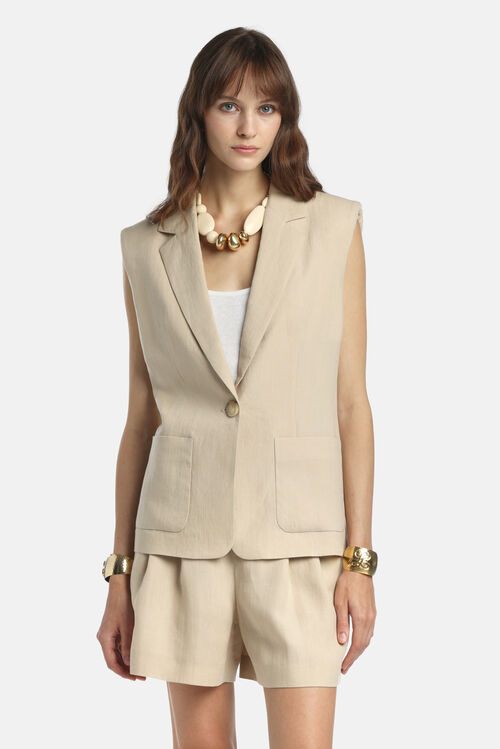Waistcoat (Valeggio Beige)