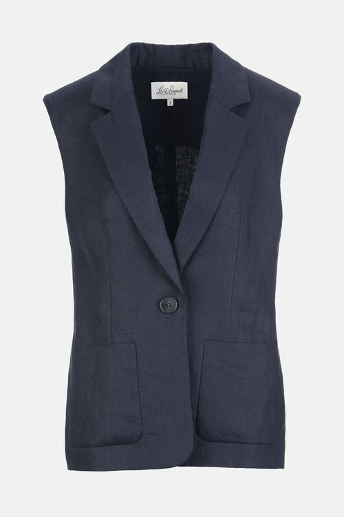 Waistcoat (Valeggio Navy Blue)