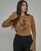 Blouse- Brown Margarita