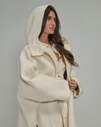 Coat- (Sagomata Off white)