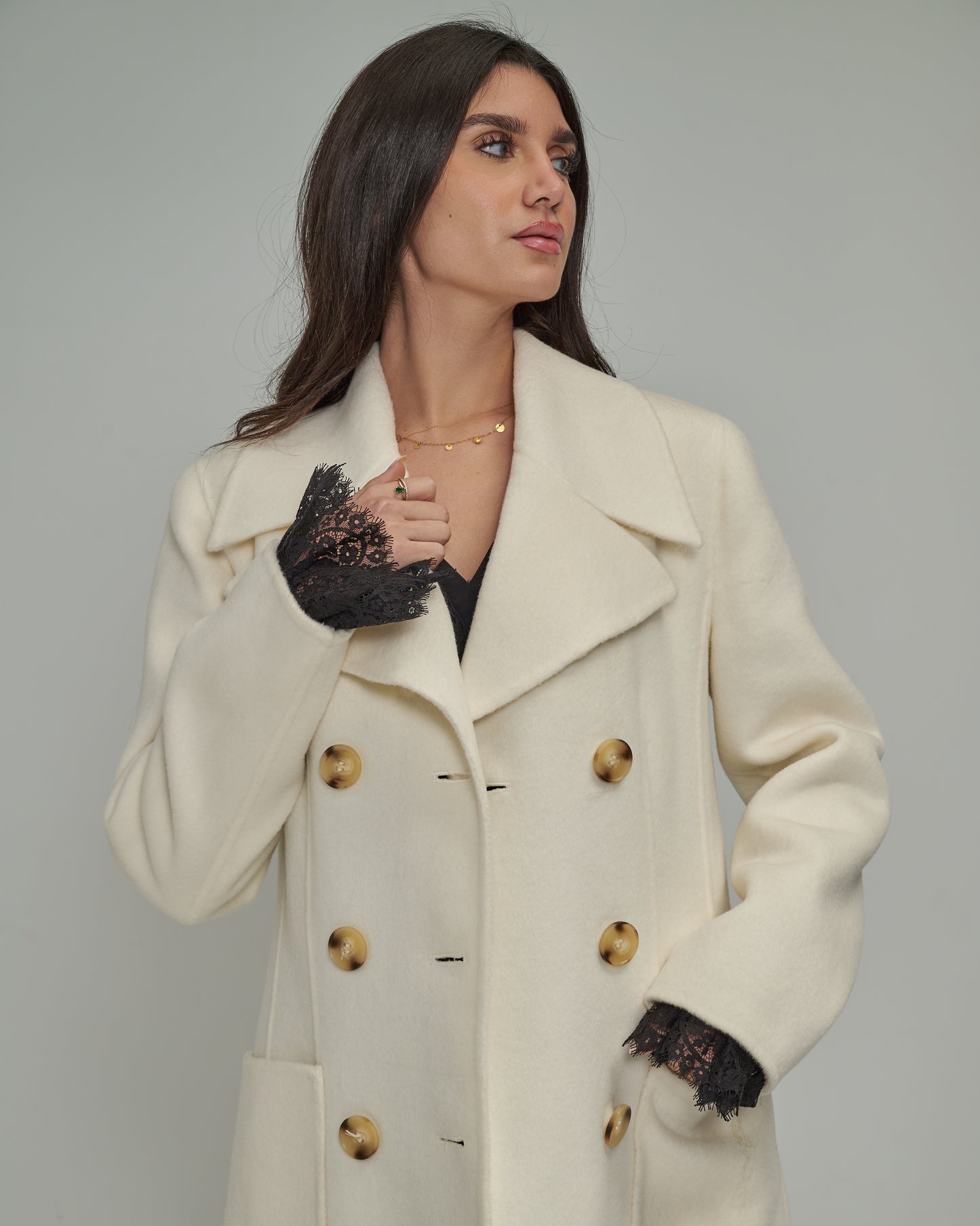 Coat- (Scatto Off white)