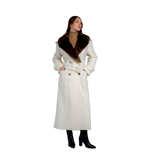 SALONE - Coat with shrug